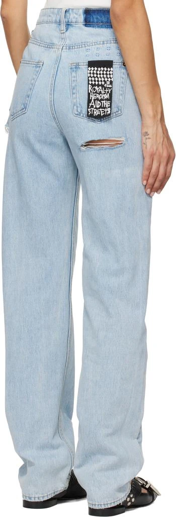 Ksubi Blue Playback Rollin Kut Out Jeans 3
