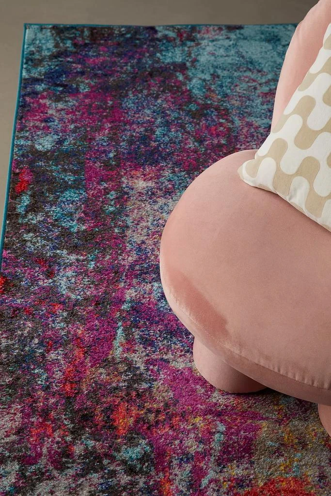 Urban Outfitters Santos Colorful Abstract Tufted Rug 3