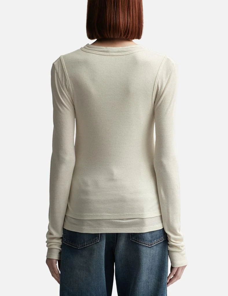 Acne Studios Double-layered Long Sleeve T-shirt 3