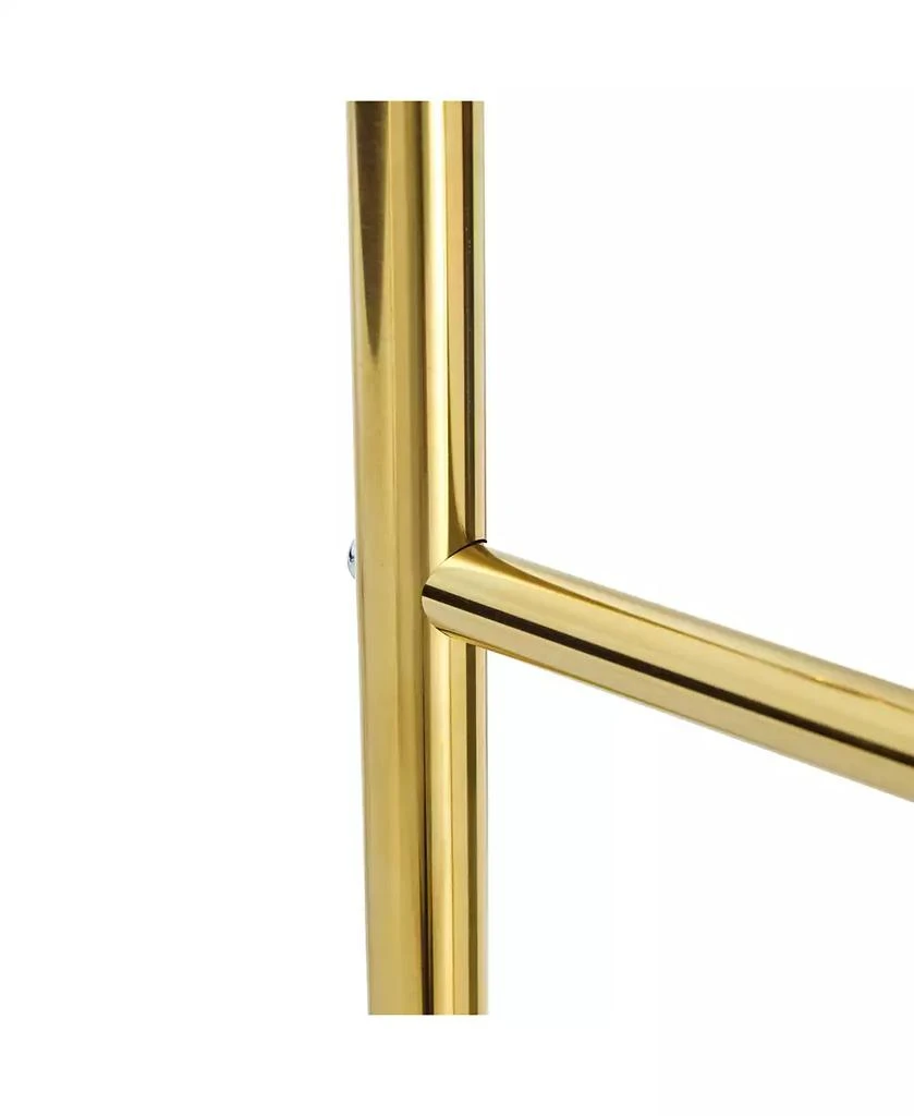 Streamdale Furniture 70" Industrial Coat Rack - Wood 
Steel, Double Hanger, Storage 2