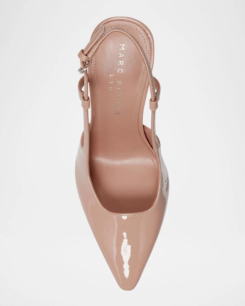 Marc Fisher Torry Patent Leather Slingback Pumps 4