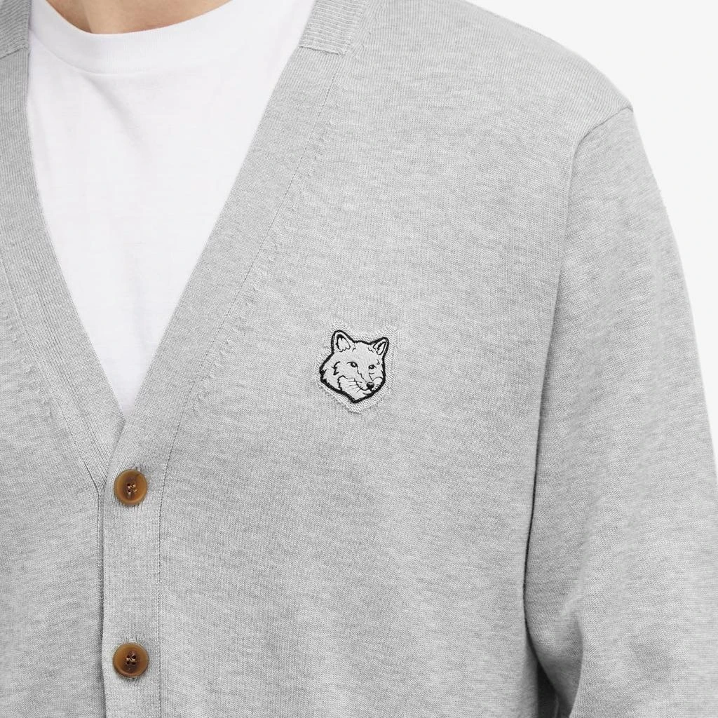 Maison Kitsune Maison Kitsuné Bold Fox Head Patch Regular Cardigan 5