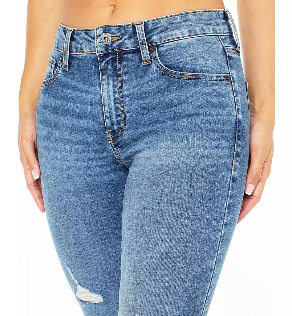 Celebrity Pink Juniors' Curvy Mid-Rise Skinny Ankle Jeans 4