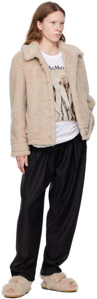 Max Mara Taupe Teddino Jacket 4
