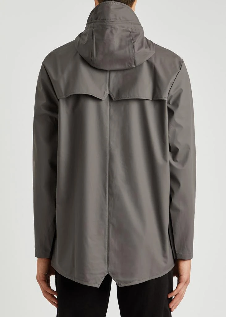 RAINS Short matte rubberised raincoat 3