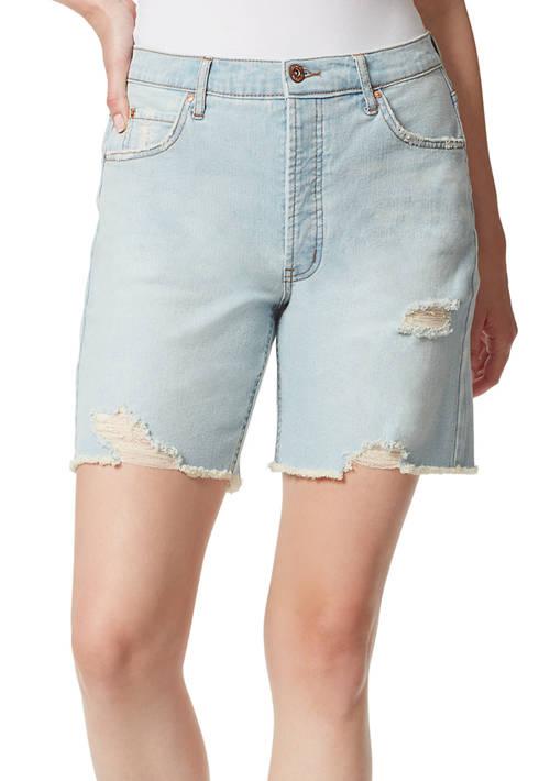 Jessica Simpson Simpson Relaxed High Rise Bermuda Shorts