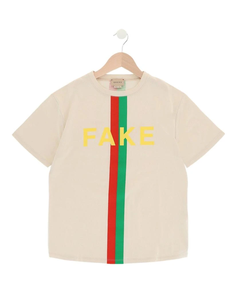 Gucci Fake/Not Print Short Sleeve T-Shirt 1