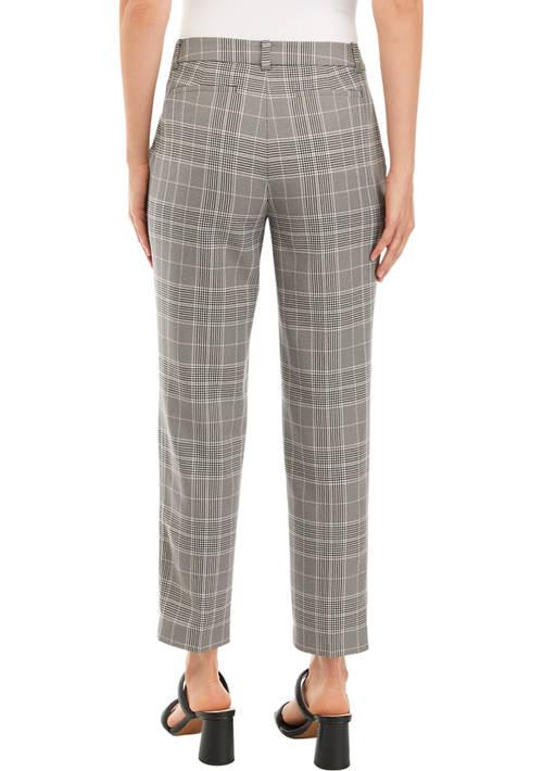 THE LIMITED Limited Petite Plaid Slim Ankle Pants - Pants - BeyondStyle