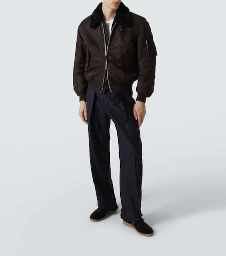 Tom Ford Leather-trimmed suede sneakers 2