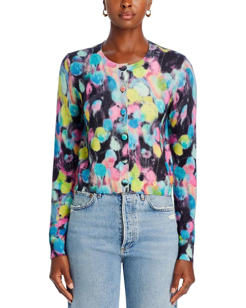 AQUA AQUA Cashmere Printed Cardigan - Exclusive 7