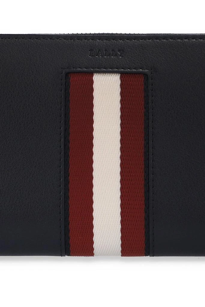 Bally Bally Logo Stripe Detailed Zipped Wallet 5