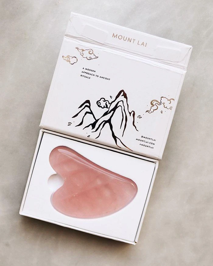 Mount Lai The Rose Quartz Gua Sha Facial Lifting Tool 4