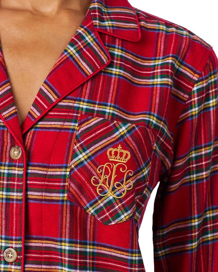 Ralph Lauren Long Sleeve Notch Collar Pajama Set 2