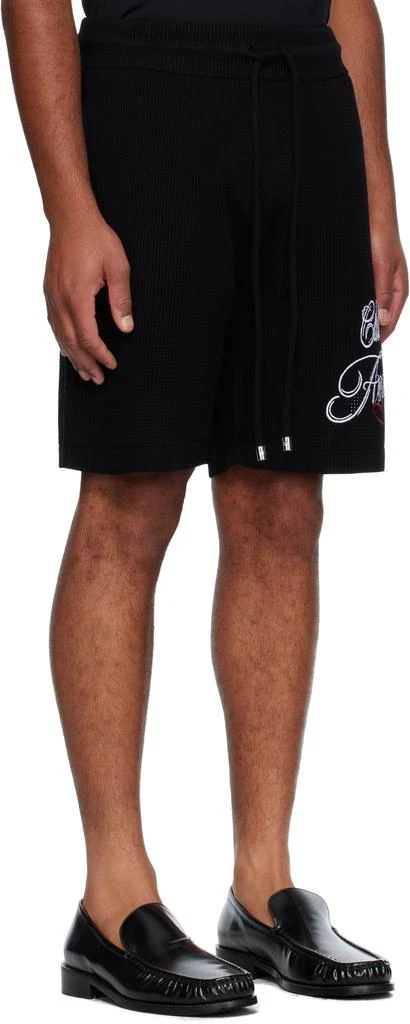 AMIRI Black 
Club Amiri
 Crochet Shorts 2