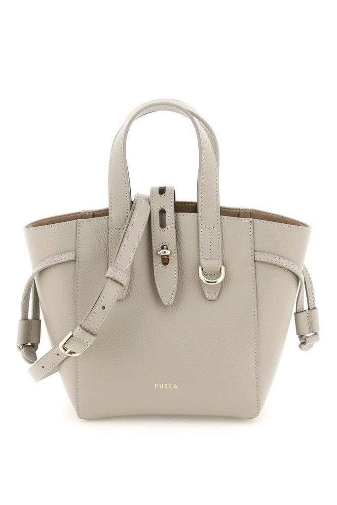 Furla Furla Net Logo Printed Mini Tote Bag