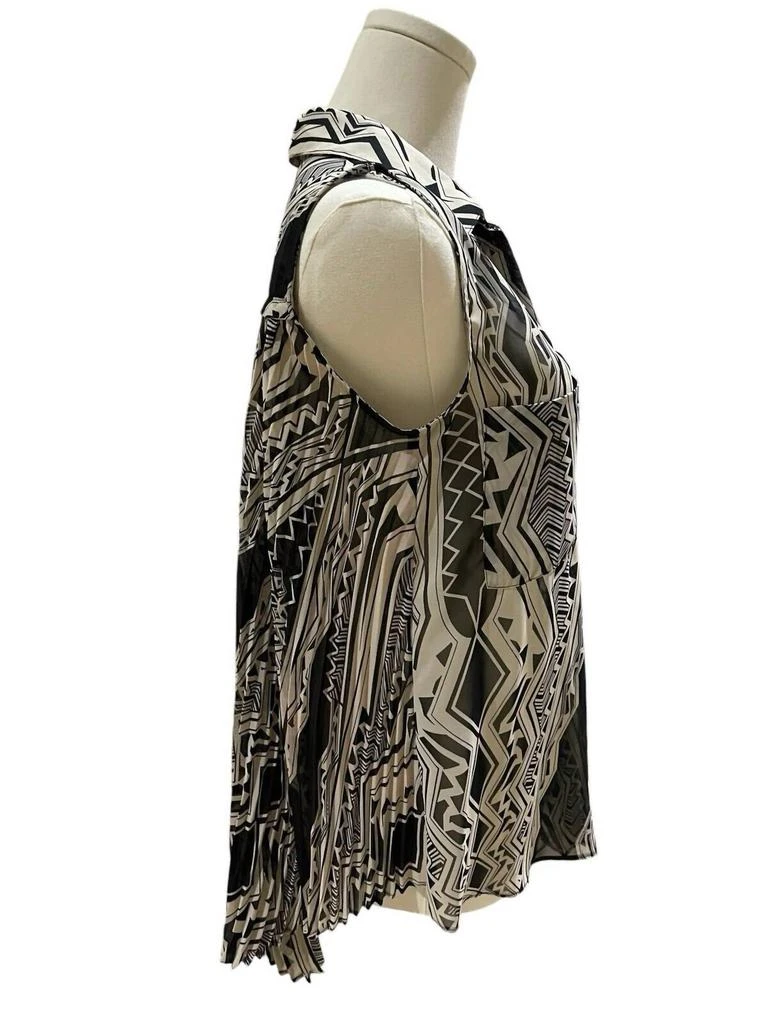 BCBG Bcbgmaxazria - Pleated Chiffon Tunic Top 2