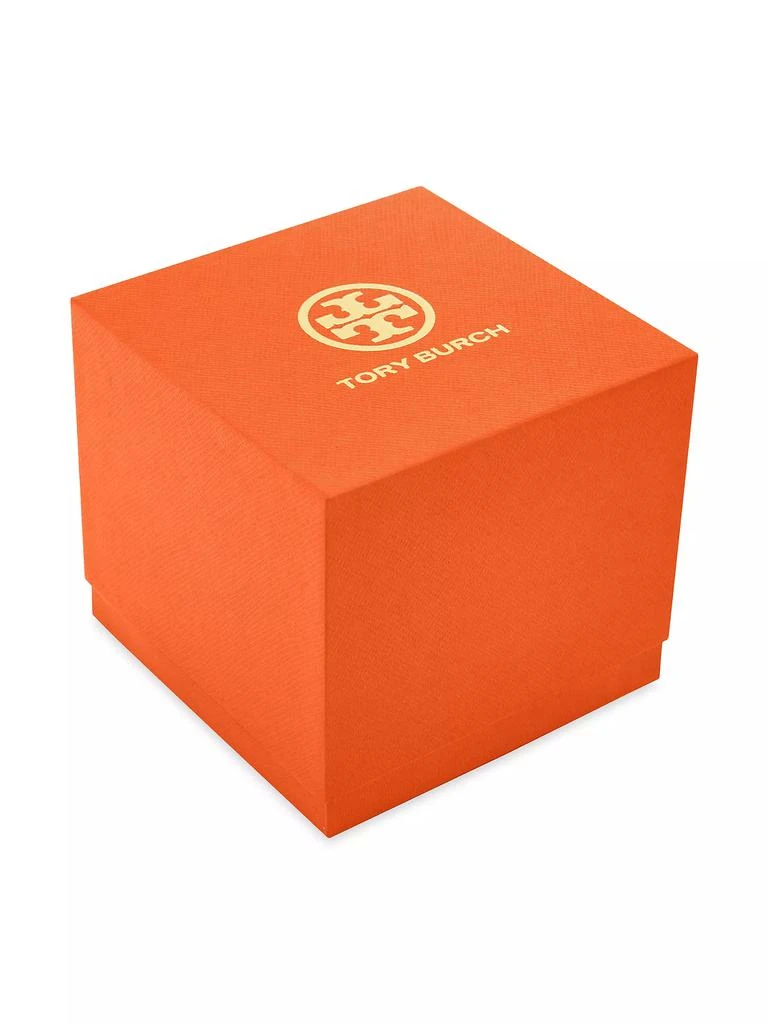 Tory Burch Eleanor Goldtone Stainless Steel Bracelet Watch 6