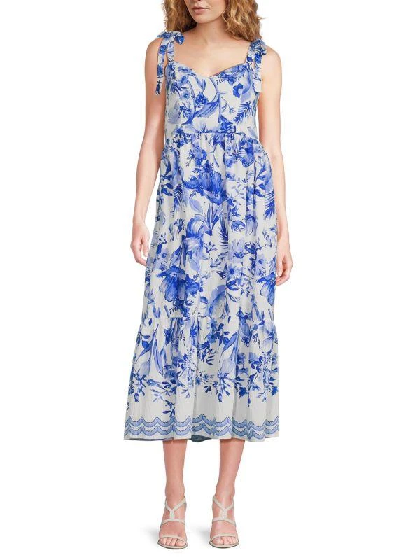 Sam Edelman Floral Midi-Dress 1