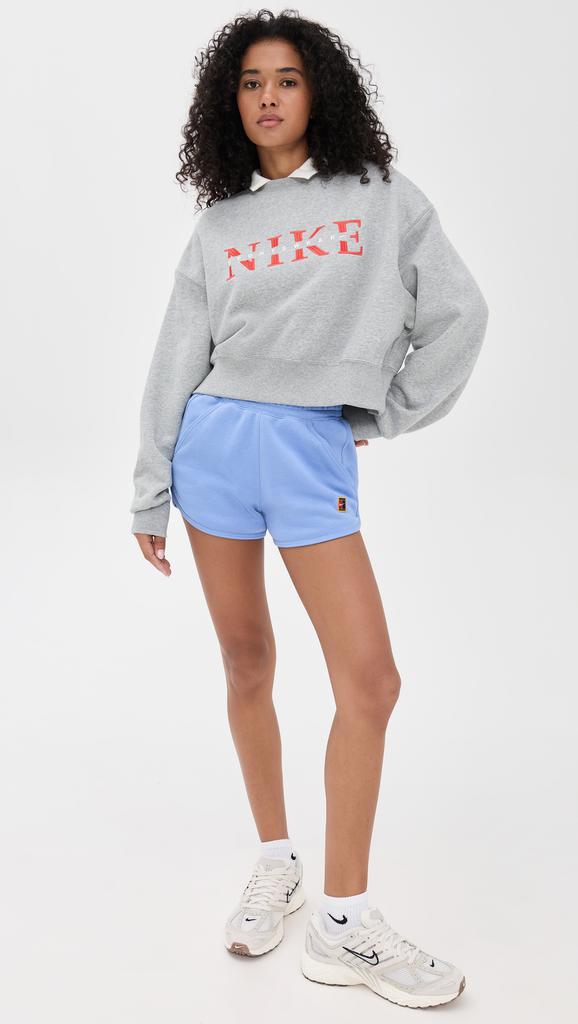 NIKE Heritage Fleece Mid Rise Shorts
