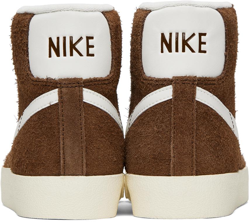 NIKE Brown Blazer Mid '77 Vintage Sneakers