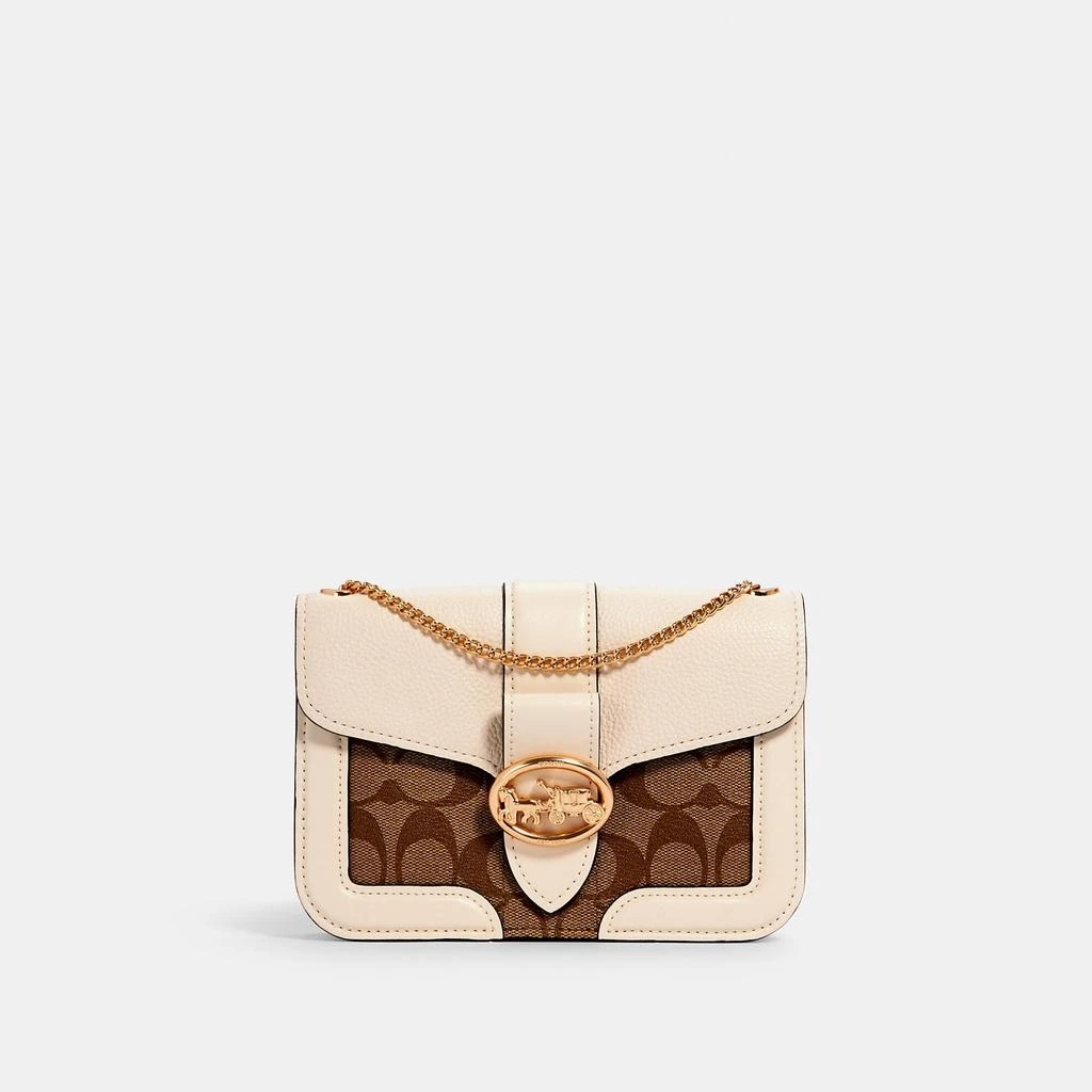 Coach Coach Outlet Georgie Crossbody In Signature Canvas 1