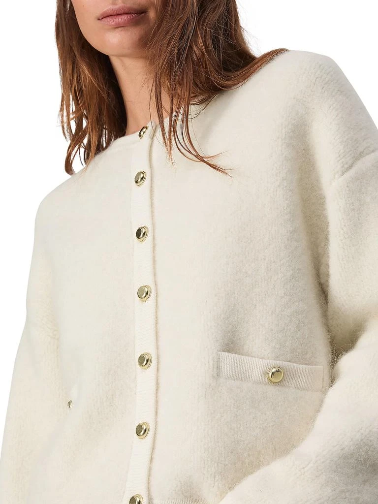 Rag 
Bone Kaia Boucle Crewneck Cardigan 4