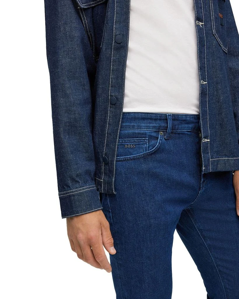 Hugo Boss Maine Regular Fit Jeans in Bright Blue 4