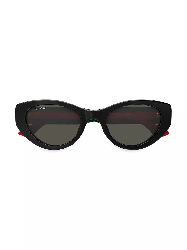 Gucci New Pop Web 52MM Cat-Eye Sunglasses 2