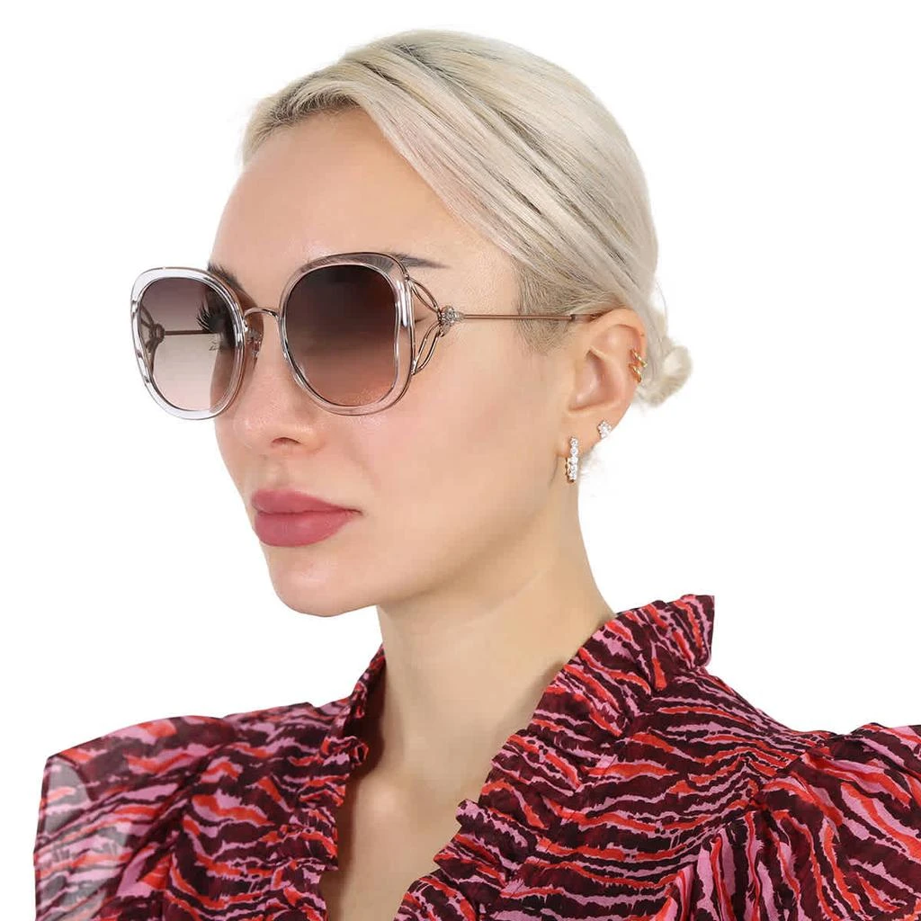 Coach Grey Pink Gradient Butterfly Ladies Sunglasses HC7153B 5111U8 54 2