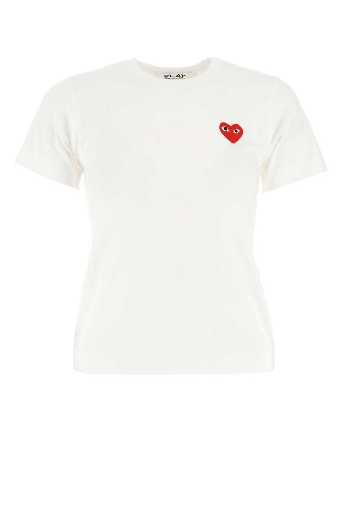 Comme des Garçons Play Comme des Garçons Play Heart Logo Embroidered Crewneck T-Shirt