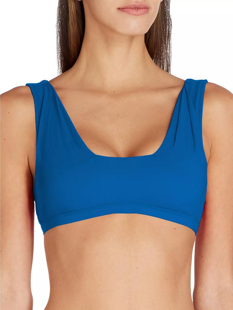 VALIMARE Como Pleated Bikini Top