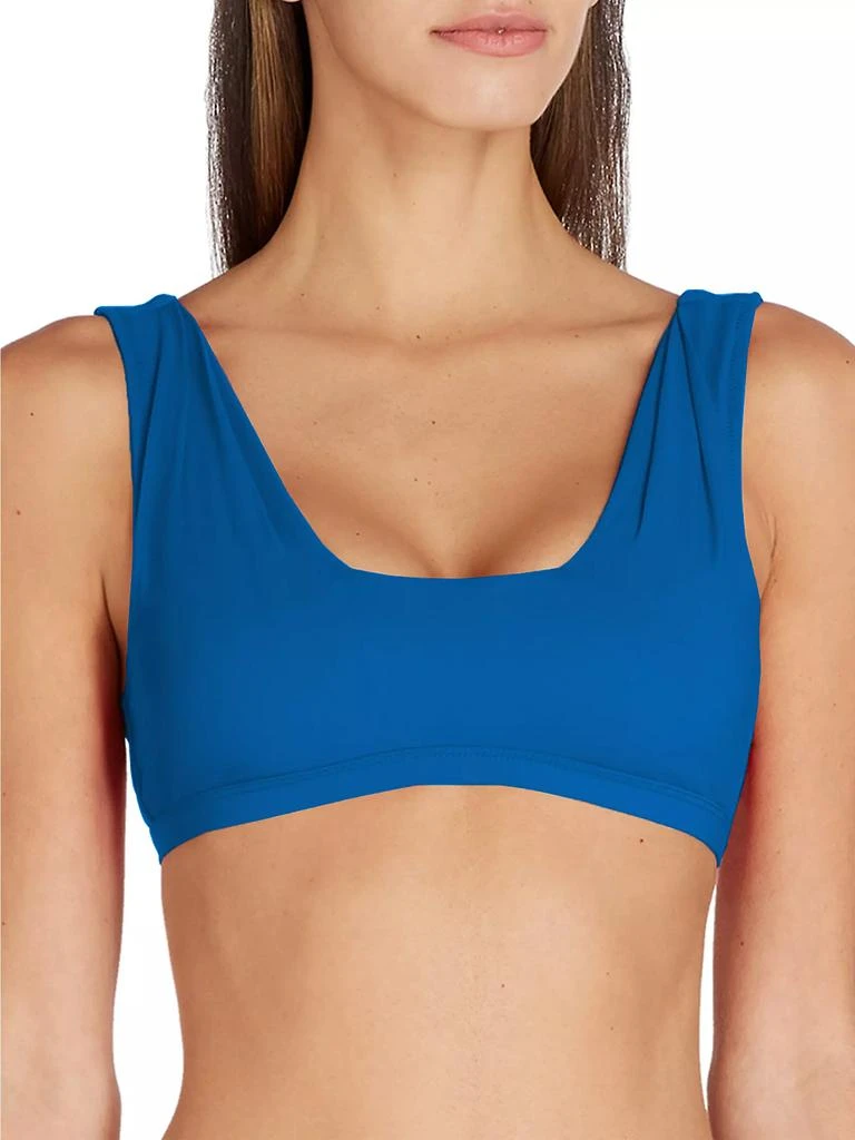 VALIMARE Como Pleated Bikini Top 2