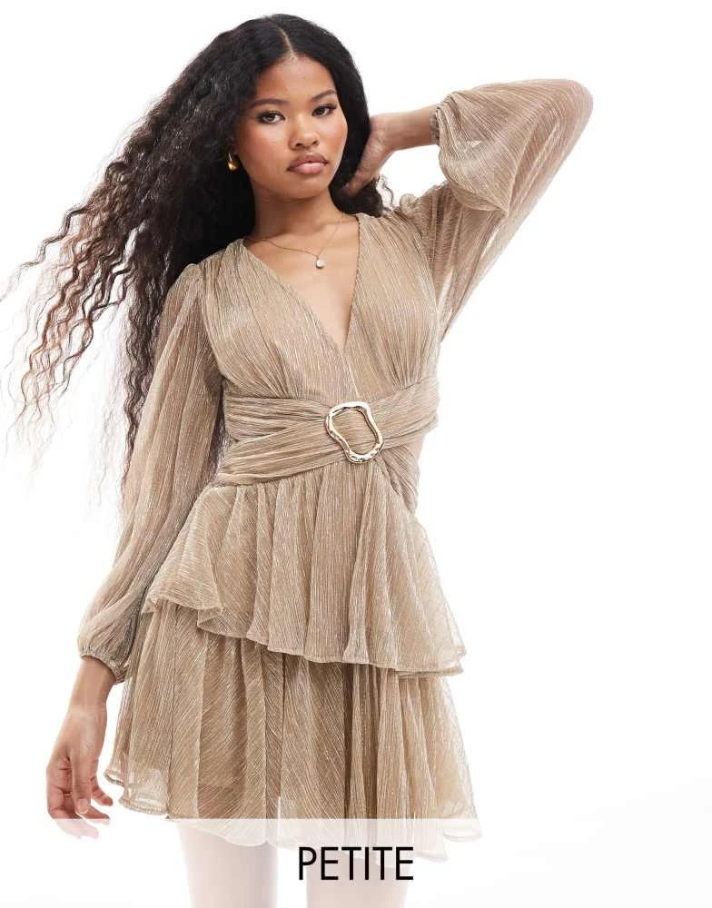 Shop Forever New Petite cut-out plisse mini dress in gold on Sale at BeyondStyle Get 39% Off Forever New Petite cut-out plisse mini dress in gold with Limited-Time Flash Deals, Exclusive Shop Forever New Petite cut-out plisse mini dress in gold on Sale at BeyondStyle Get 39% Off Forever New Petite cut-out plisse mini dress in gold with Limited-Time Flash Deals, Exclusive