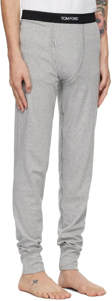 Tom Ford Gray Jersey Long Johns 2