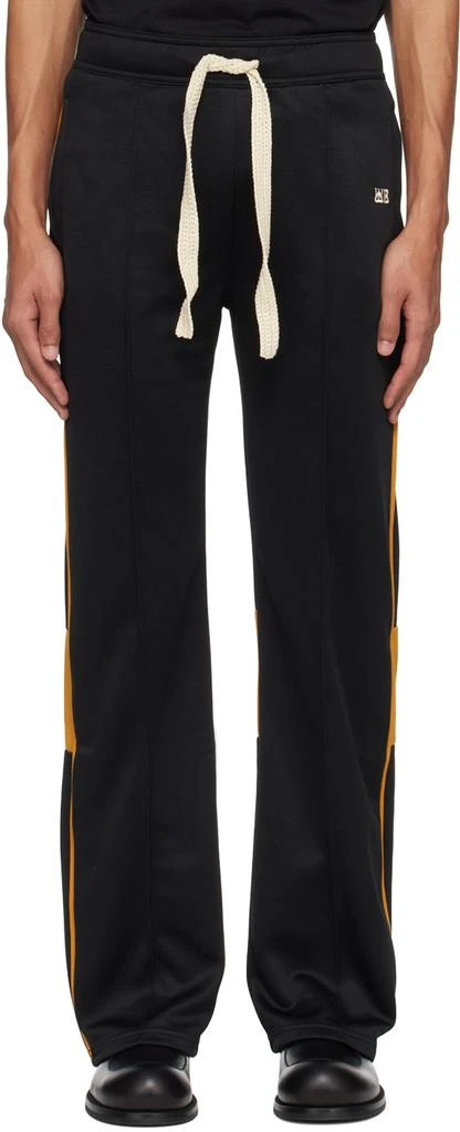 WALES BONNER SSENSE Exclusive Black Percussion Track Pants 1