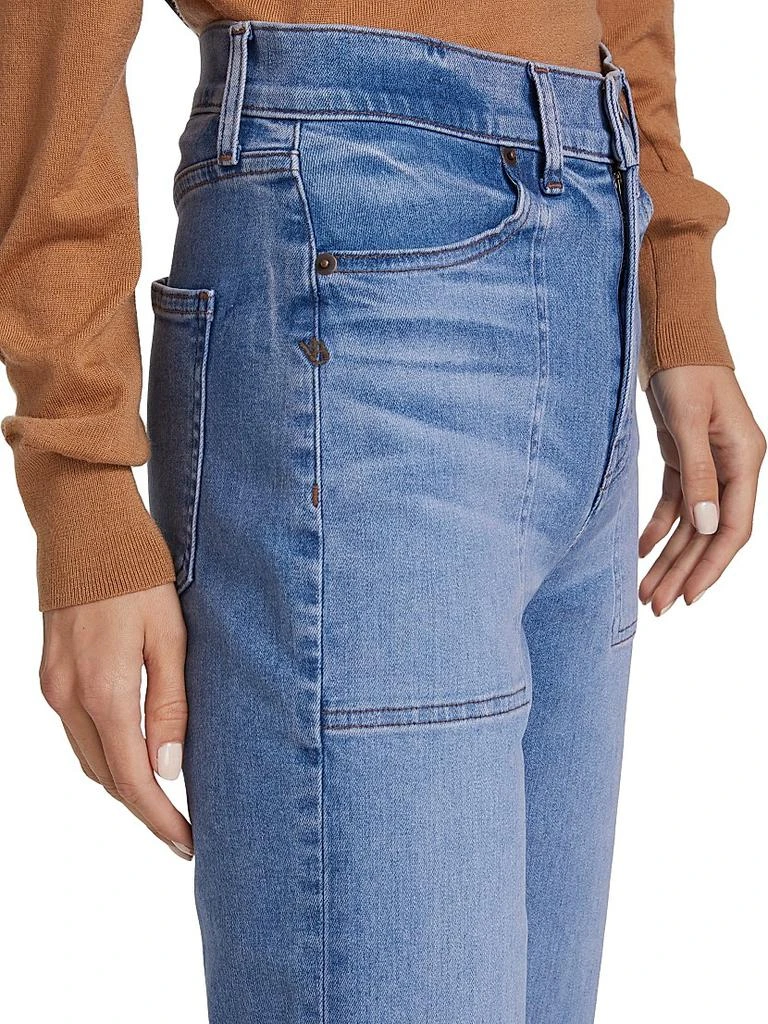 VERONICA BEARD Crosbie Wide-Leg Jeans 6