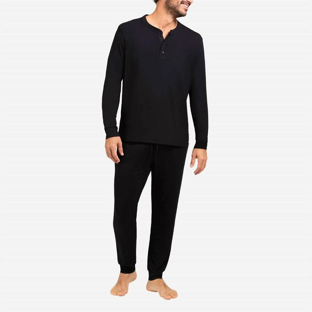 Eberjey Eberjey - Men's Henry TENCEL™ Modal Long PJ Set 1