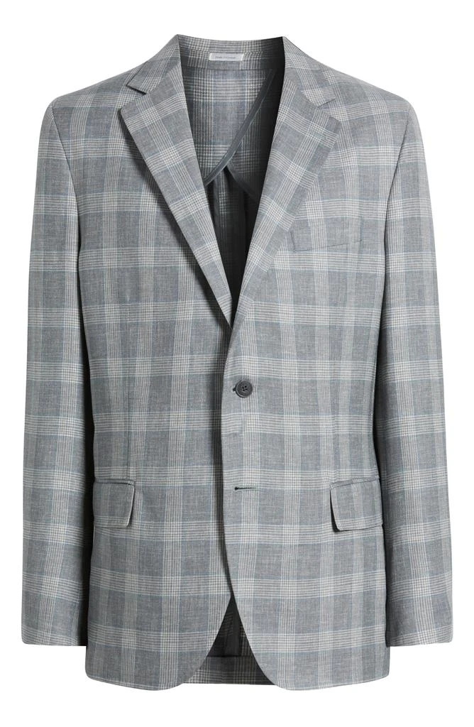 Peter Millar Hyperlight Soft Plaid Wool Sport Coat 6