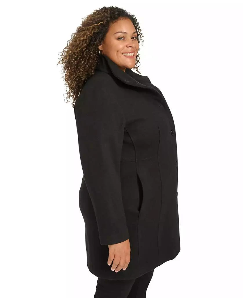 Calvin Klein Womens Plus Size Walker Coat, Created for Macys 3