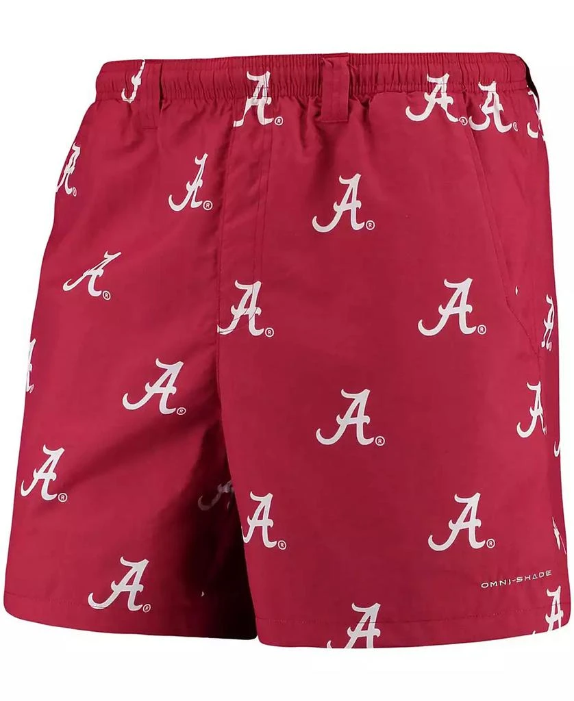 Columbia Men's Crimson Alabama Crimson Tide Backcast II Omni-Shade Hybrid Shorts 1