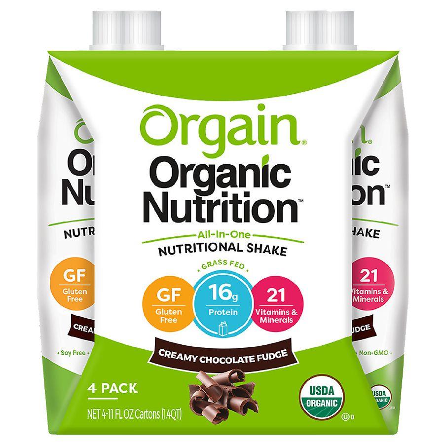 Orgain Organic Nutrition All-In-One Nutritional Shake Creamy Chocolate Fudge