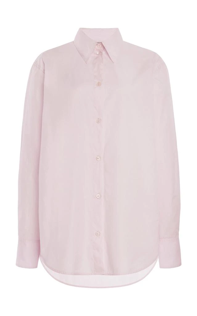 Totême Toteme - Kimono-Sleeve Organic Cotton Poplin Shirt - Pink - FR 34 - Moda Operandi 1