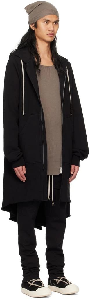 Rick Owens Black Fishtail Parka Jacket 2