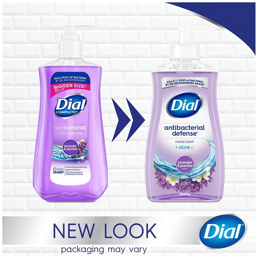 Dial Complete Antibacterial Liquid Hand Soap Lavender & Jasmine 3