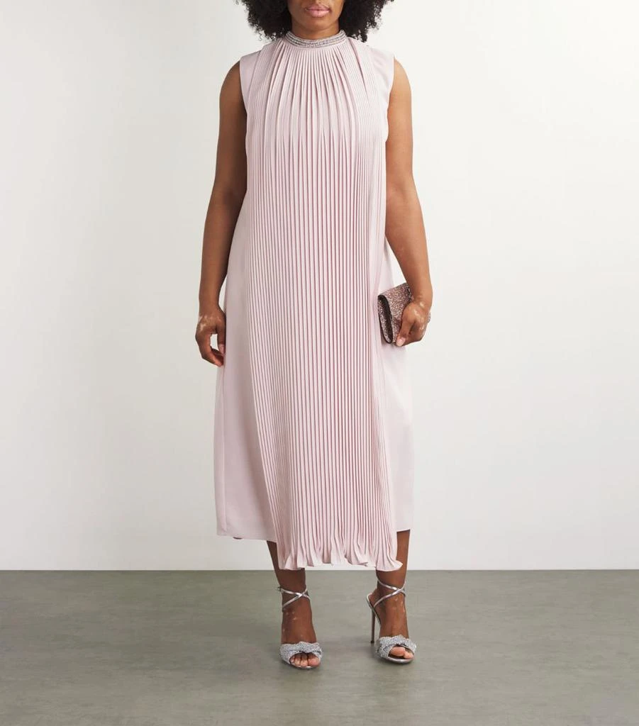 pink halter dress midi Pink Halter Neck Ruched Midi Dress – MINKPINK