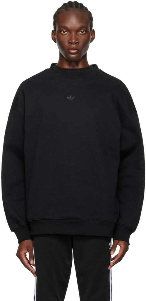 Adidas Black Field Issue Essentials Sweatshirt 1