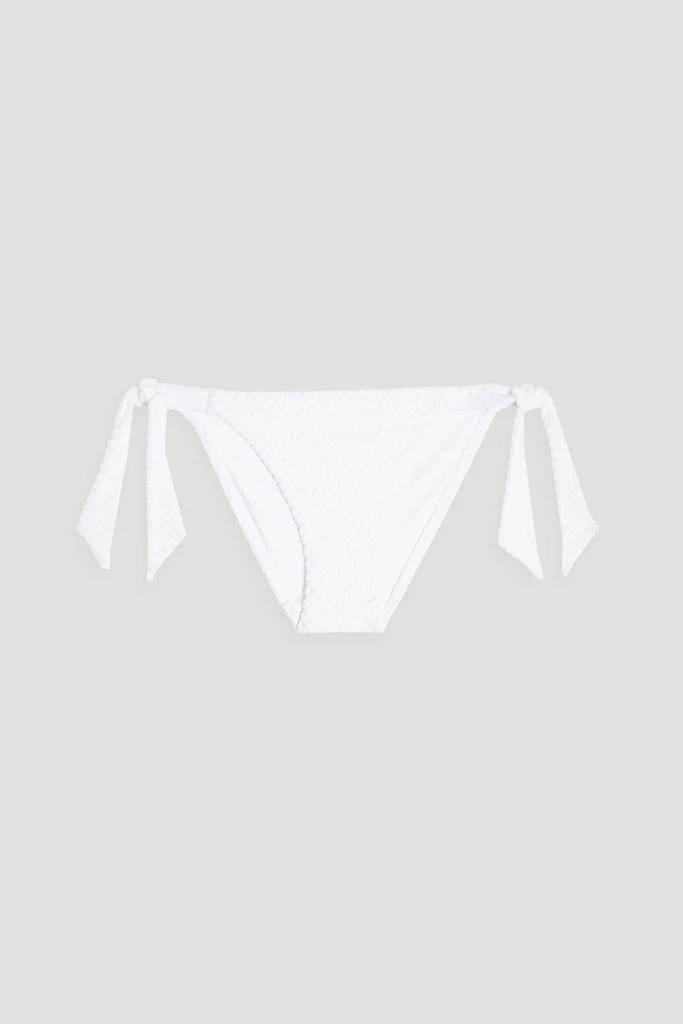 Seafolly Riviera stretch-jacquard low-rise bikini briefs