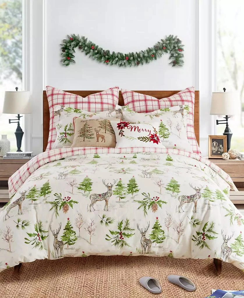 Levtex Home Sleigh Bells Reversible 2-Pc. Duvet Cover Set