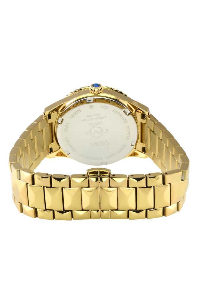 GV2 Siena Swiss Quartz Diamond Embellished Bracelet Watch - 0.02ct, 38mm