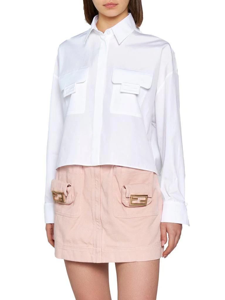 Fendi Fendi High-Waist Drawstring Mini Skirt 2